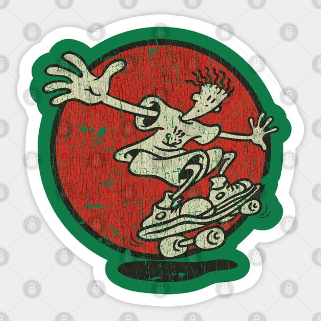 Fido Dido Keep on Skating 1985 Sticker by JCD666